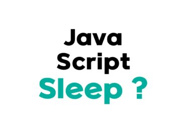 javascript sleep